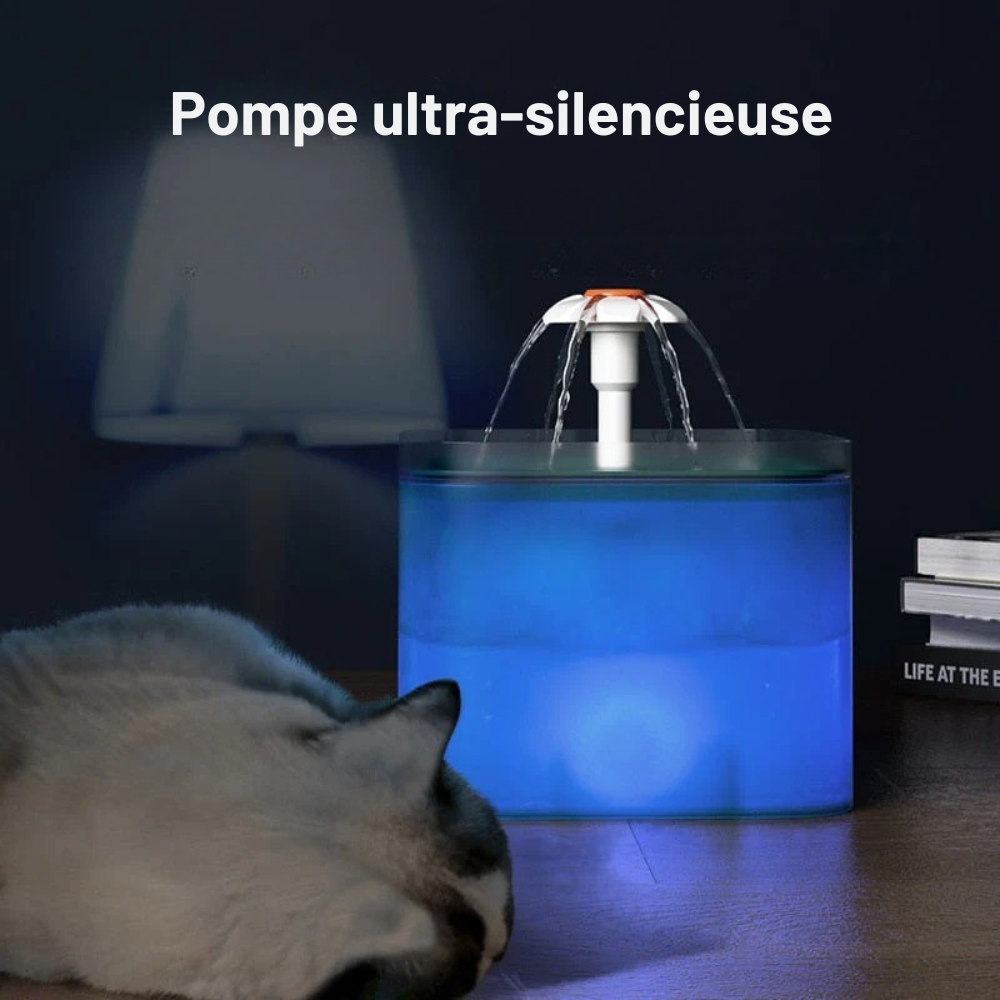 Fuente de agua para perro y gato