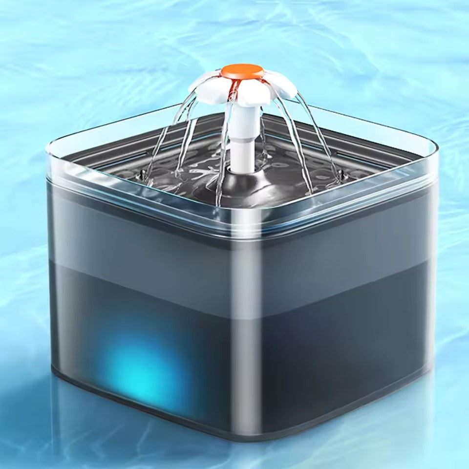 Fuente de agua para perro y gato