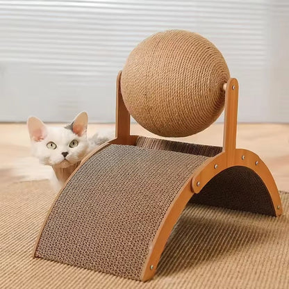 Bola rascadora para gato