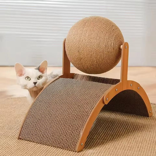Bola rascadora para gato